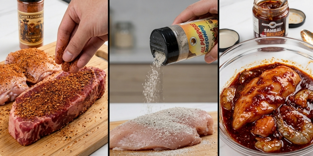 Dry Rub vs Seasoning vs Marinade: What’s the Difference (and When to Use Each)