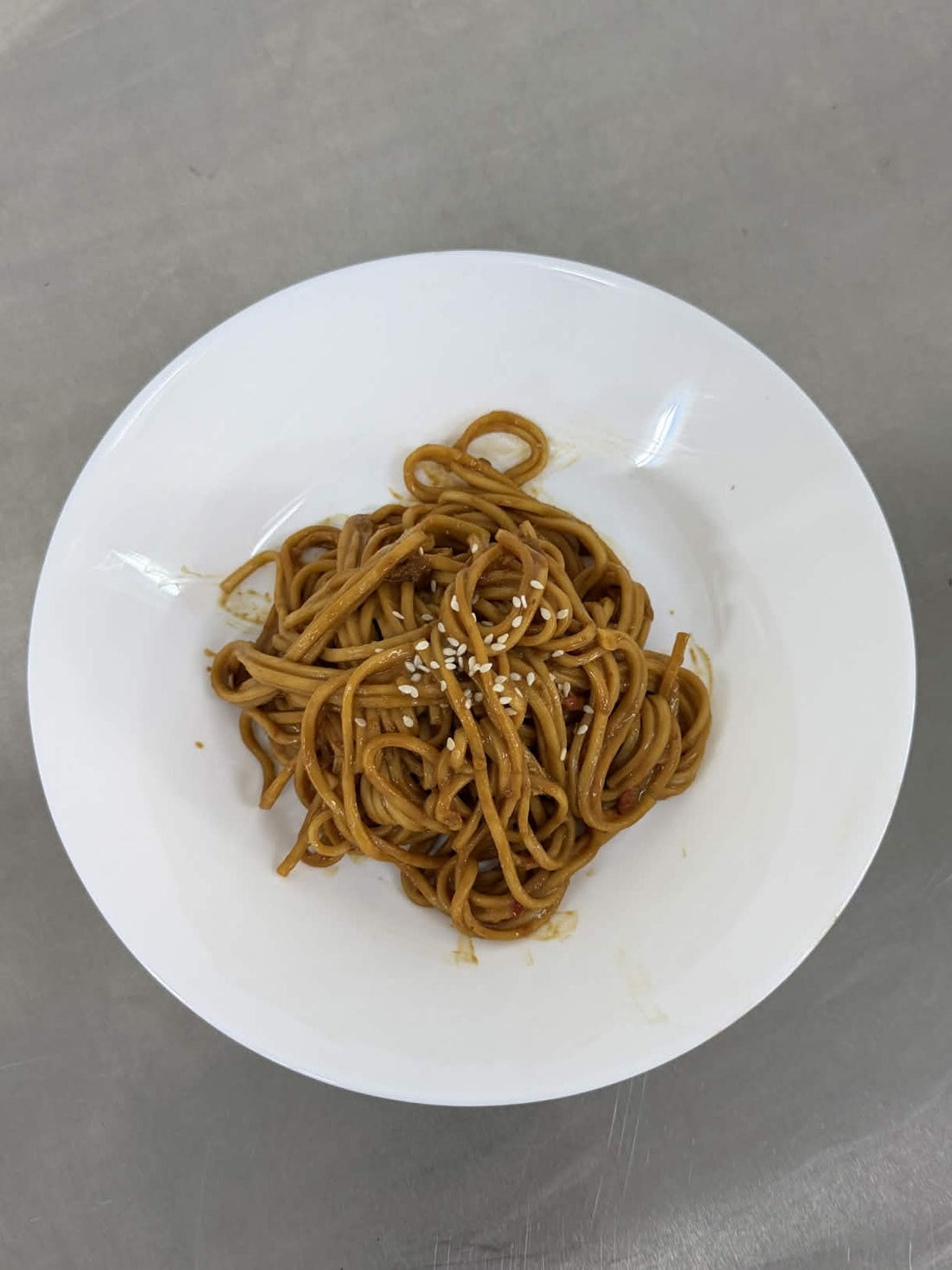Chilli Peanut Noodles with Sambal Belacan
