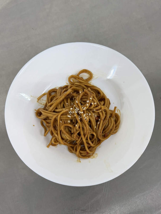 Chilli Peanut Noodles with Sambal Belacan