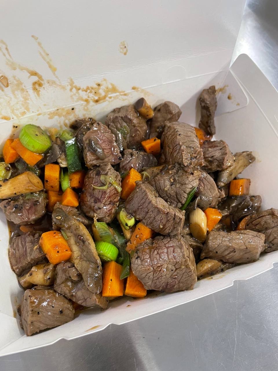 Mongolian Beef with a Smoky Steakhouse Twist