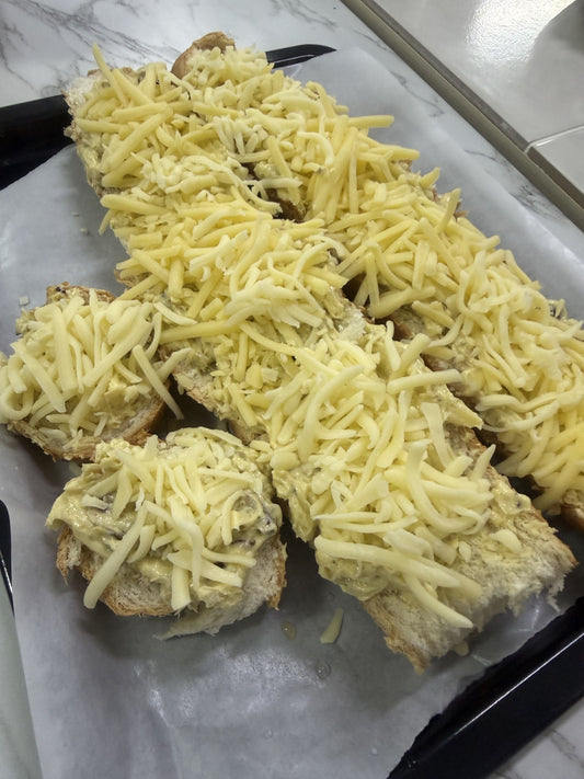 Sambal Cumi Cheese Toast