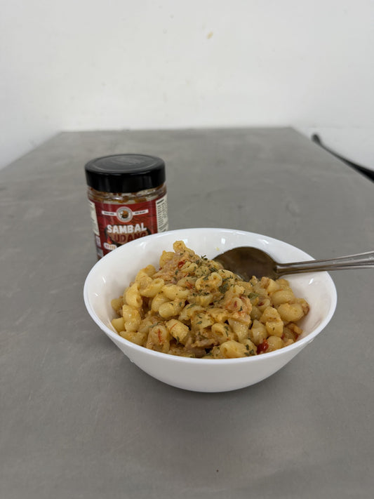 Sambal Udang Mac & Cheese