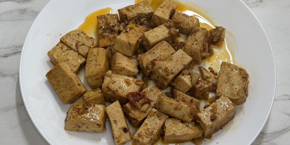 Crispy Sambal Bawang Tau Kwa with Steakhouse Classic Dry Rub