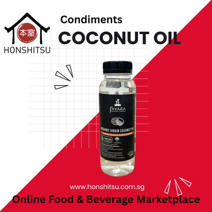 Javara Organic Virgin Coconut Oil (VCO) 250ml