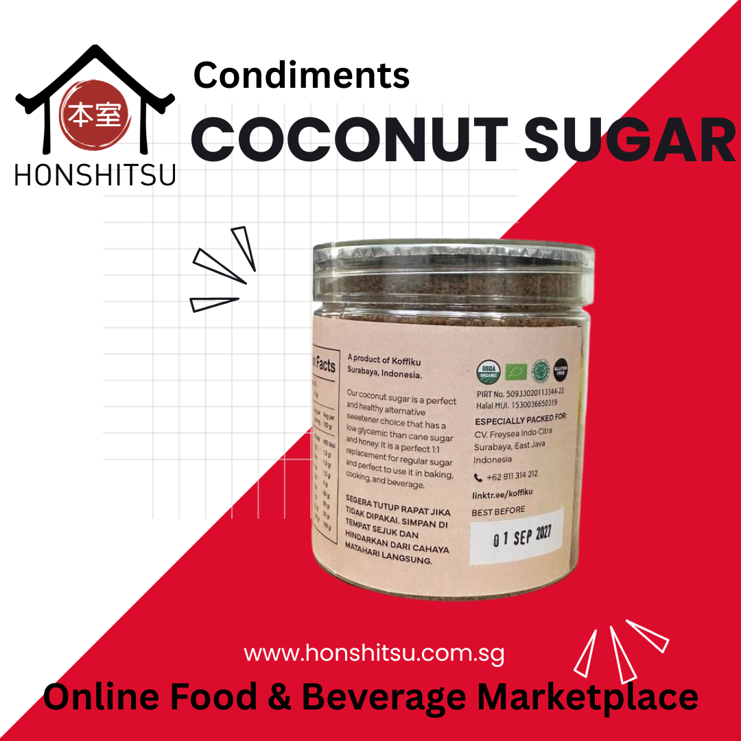 Koffiku Organic Coconut Sugar 350g