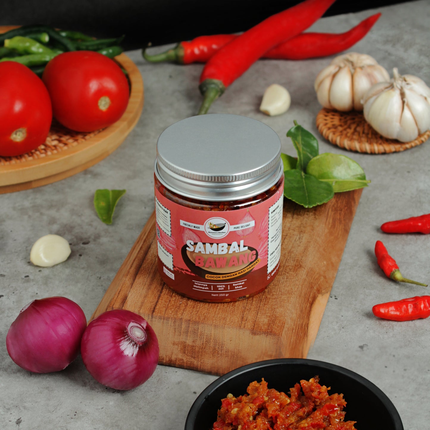 Nusantara Sambal Bawang (Garlic) 140/200G